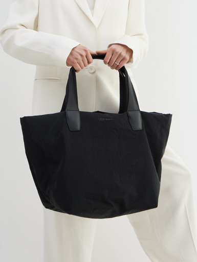VeeCollective Berlin – Shopper-Tasche aus Textil Schwarz