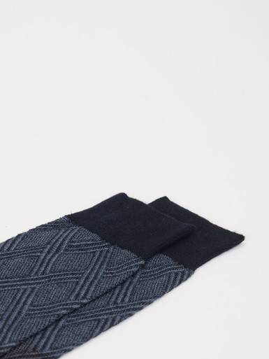 Socke gemustert