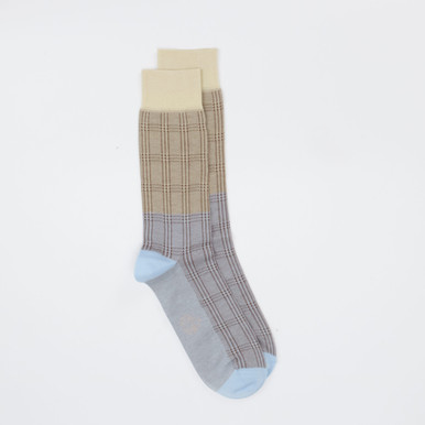 Socke gemustert