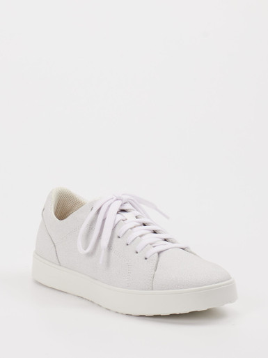 Superfit – Sneaker aus Leder in Hellgrau