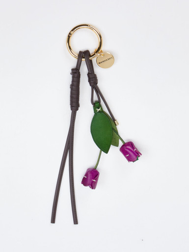 Viamailbag – Taschenanhänger aus Kunstleder Violett