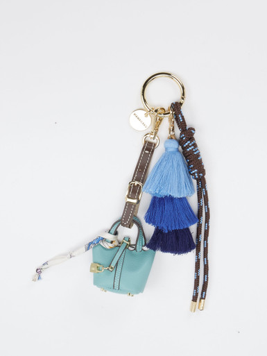 Viamailbag – Taschenanhänger aus Textil Türkisgrün