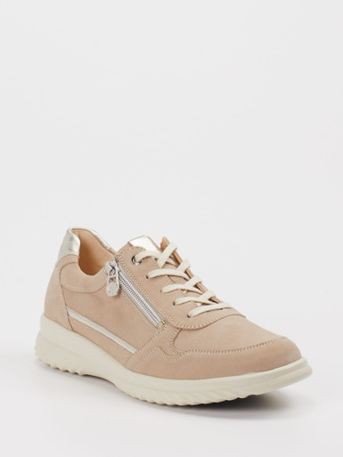 Ganter – Komfort-Sneaker aus Nubukleder beige