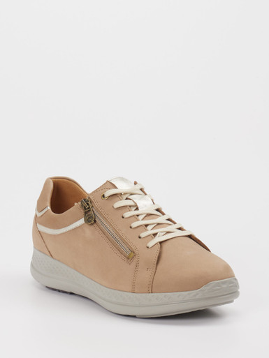 Ganter – Komfort-Sneaker aus Nubukleder beige