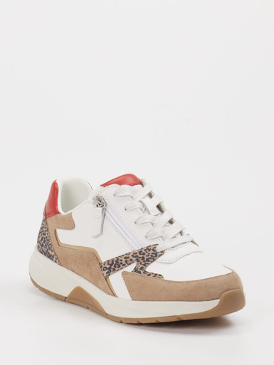 Gabor Comfort – Sneaker aus Leder mit Animalprint