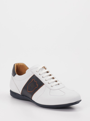 Galizio Torresi – Sneaker aus Kalbleder in Weiß