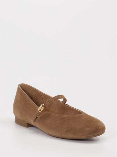 Paul Green – Mary-Jane-Ballerinas aus Veloursleder