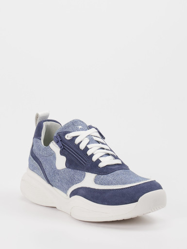 XSENSIBLE – Sneaker aus Leder im Denim-Look