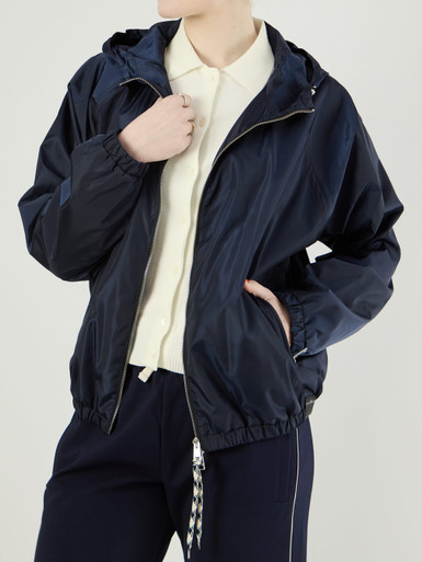 Hogan – Windbreaker aus Synthetik in Dunkelblau