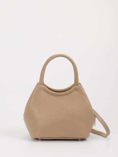 Marlon Firenze – Mini Bag aus Leder in Taupe