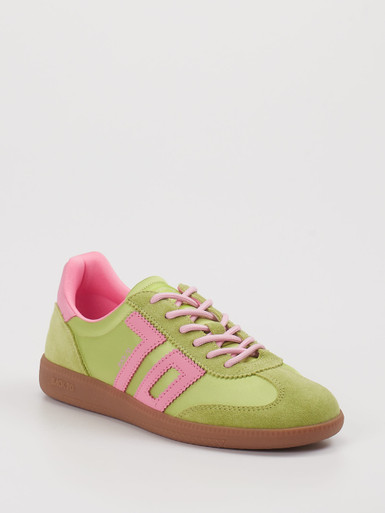 Back 70 – Sneaker aus Veloursleder in Apfelgrün