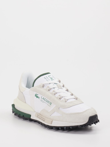 Lacoste – Sneaker aus Textil weiß Trailsohle