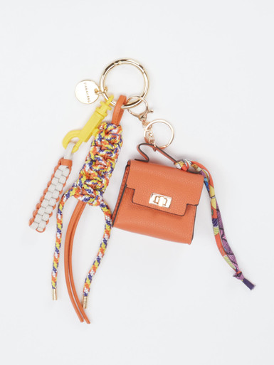 Viamailbag – Schlüsselanhänger aus Textil Orange