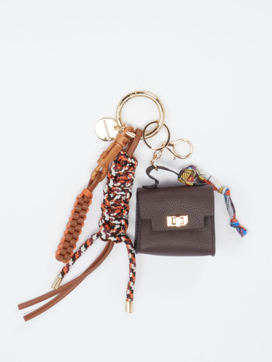 Viamailbag – Schlüsselanhänger aus Textil Rot