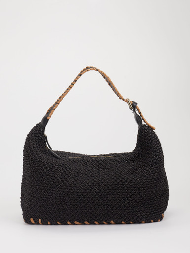 Viamailbag – Schultertasche aus Textil Schwarz