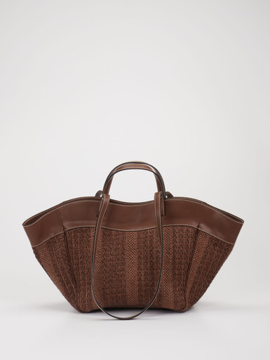 Viamailbag – Shopper aus Bastoptik Braun