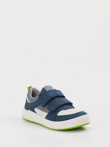 Superfit – Klett-Sneaker aus Nubukleder blau