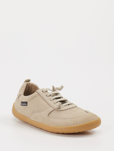 Snipe – Barfuß-Sneaker aus Nubukleder Beige