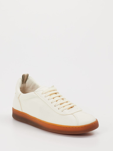 Officine Creative – Sneaker aus Kalbleder cremeweiß
