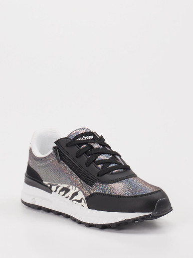Richter – Sneaker aus Textil Schwarz Glitzer
