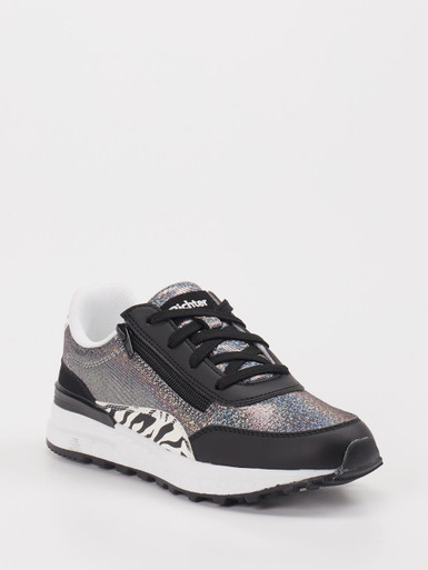 Richter – Sneaker aus Textil Schwarz Glitzer