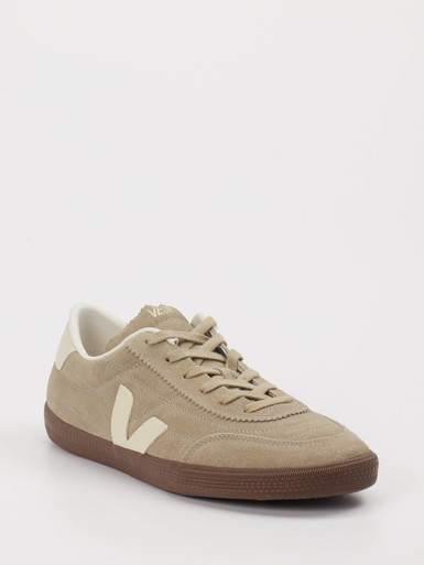 VEJA – Sneaker aus Veloursleder Taupe
