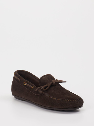 Gant – Bootsschuh aus Veloursleder Braun