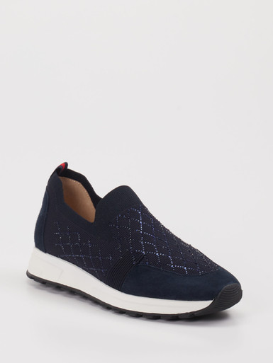 Rapid Soul – Slip-on Sneaker aus Textil Blau