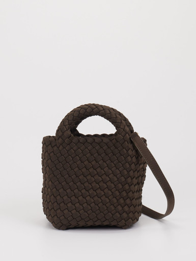 Marrea – Mini Tote Bag aus Textil Braun