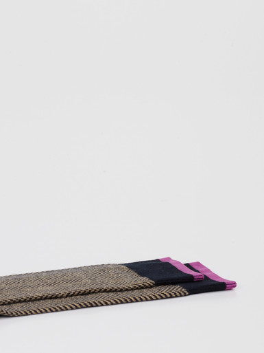 Socke gemustert