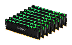 KF432C16RB2AK8/256, 256GB 3200MHz DDR4 CL16DIMM (Kit of8)FURYRenegadeRGB KF432C16RB2AK8/256, 256GB 3200MHz DDR4 CL16DIMM (Kit of8)FURYRenegadeRGB
