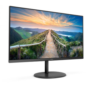 68,6cm/27 (2560x1440) AOC V4 Q27V4EA 16:9 4ms IPS DP HDMI VESA Speaker QHD Black 68,6cm/27 (2560x1440) AOC V4 Q27V4EA 16:9 4ms IPS DP HDMI VESA Speaker QHD Black