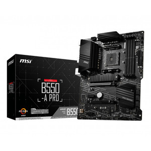AM4 MSI B550-A PRO ATX (M,2 Port, PCIe 3,0 x 4, NVMe PCI:2 PCIe:1 RAM:4) AM4 MSI B550-A PRO ATX (M,2 Port, PCIe 3,0 x 4, NVMe PCI:2 PCIe:1 RAM:4)