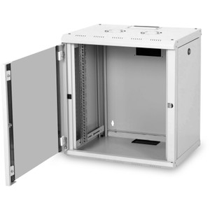 Wandschrank 19" 12HE Digitus 643x600x450 mm, Farbe Grau (RAL 7035) Wandschrank 19" 12HE Digitus 643x600x450 mm, Farbe Grau (RAL 7035)