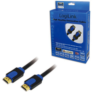HDMI (ST-ST) LogiLink 5m 3D Ethernet Box Black HDMI (ST-ST) LogiLink 5m 3D Ethernet Box Black