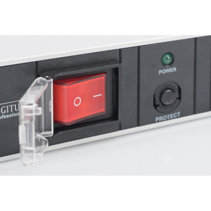 Steckdosenleiste Aluminium PDU 1U Digitus 16A, 4000W, 250VAC 50/60Hz, 7x Schutzkontakt, Überlastschutz Steckdosenleiste Aluminium PDU 1U Digitus 16A, 4000W, 250VAC 50/60Hz, 7x Schutzkontakt, Überlastschutz