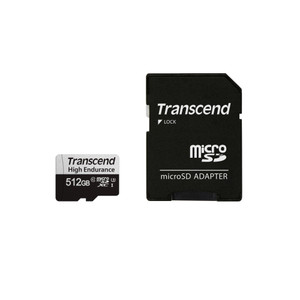 TS512GUSD350V, 512GB microSD w/ adapter U3, High Endurance