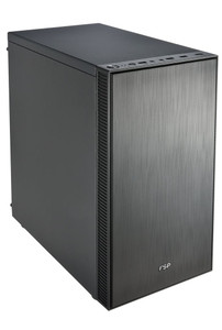 CMT223S, Silent ATX Mid Tower, USB3.0 x 2, Type-C, HD Audio, 120mm x 4