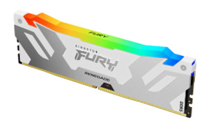 KF584CU40RWA-24, 24GB 8400MT/s DDR5 CL40 CUDIMM FURY Renegade RGB White XMP KF584CU40RWA-24, 24GB 8400MT/s DDR5 CL40 CUDIMM FURY Renegade RGB White XMP