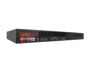 XCFC-7600-002, Dual Channel 32Gb Fibre Channel to 16-port 12Gb SAS/SATA 1U intelligent Bridge, SFP+, rack mount h/w and dual pow XCFC-7600-002, Dual Channel 32Gb Fibre Channel to 16-port 12Gb SAS/SATA 1U intelligent Bridge, SFP+, rack mount h/w and dual pow