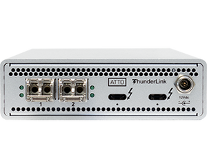 TLN3-3102-D00, Dual 40Gb Thunderbolt to Dual 10Gb Ethernet Adapter, SFP+ included TLN3-3102-D00, Dual 40Gb Thunderbolt to Dual 10Gb Ethernet Adapter, SFP+ included