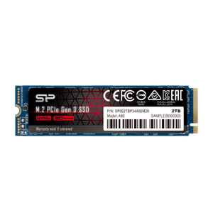 SP002TBP34A80M28, 2TB Silicon Power Ace A80 SSD PCIe Gen3x4 NVMe, Max 3400/3000 Mb/s SP002TBP34A80M28, 2TB Silicon Power Ace A80 SSD PCIe Gen3x4 NVMe, Max 3400/3000 Mb/s