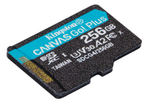 SDCG4/256GBSP, 256GB microSDXC Canvas Go Plus Gen4 200R A2 U3 Single Pack w/o ADP