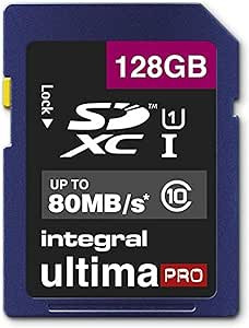 INSDX128G10-80U1, 128GB Integral SDXC Card - class 10 Ultima Pro- up to 80MB/s