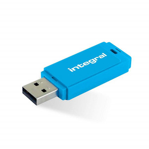 INFD64GBNEONB, 64GB Integral Neon USB Flash Drive - Blue INFD64GBNEONB, 64GB Integral Neon USB Flash Drive - Blue