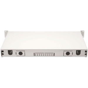 DIGITUS LWL Spleißbox 1HE bestückt 24x LC DX OM4 grau