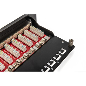 DIGITUS Cat.6A Patch Panel, geschirmt, 12-Port, 10",schwarz