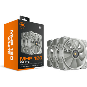 120mm COUGAR Gehäuse Lüfter MHP 120, Weiß, 3er-Pack