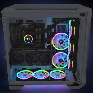 140mm Thermaltake SWAFAN 14 RGB Radi. Fan Black TT Premium Edition 3 Pack