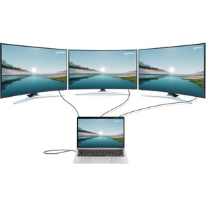 MANHATTAN Dockingstation 12-in-1 4K 1xHDMI 2xDP 3xUSB-A